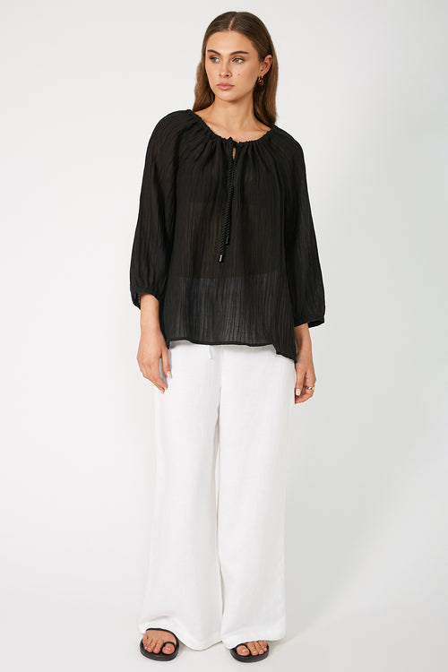 amplified top / black
