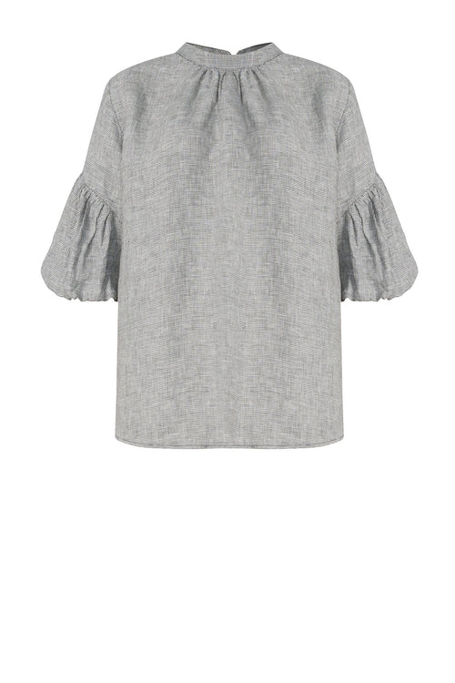 nominate tee / black|white houndstooth