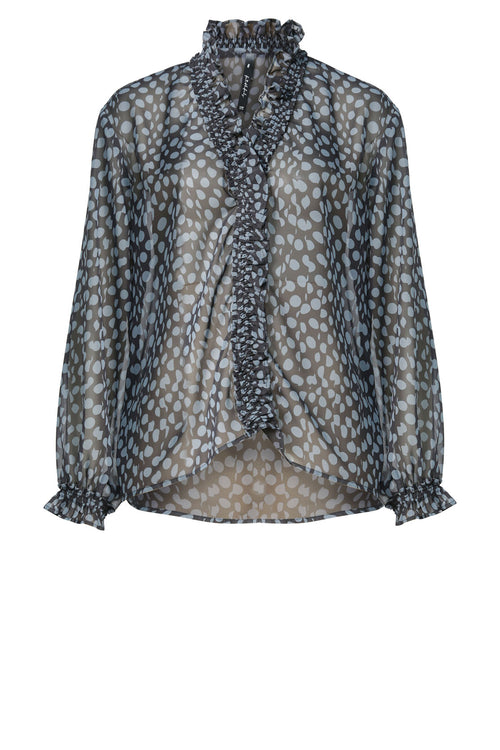 defying top / black|grey spot