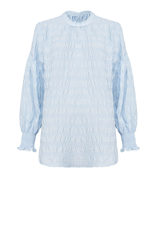 appoint top / sky blue