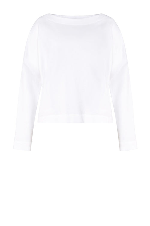 orbit sweater / white