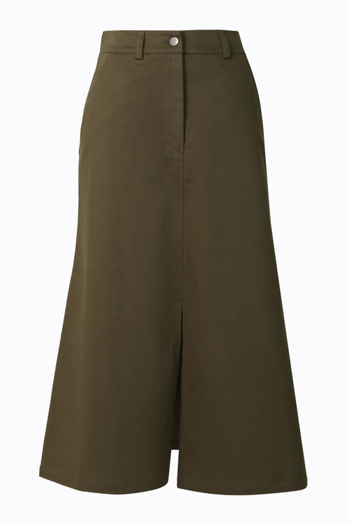 drilling skirt / khaki green