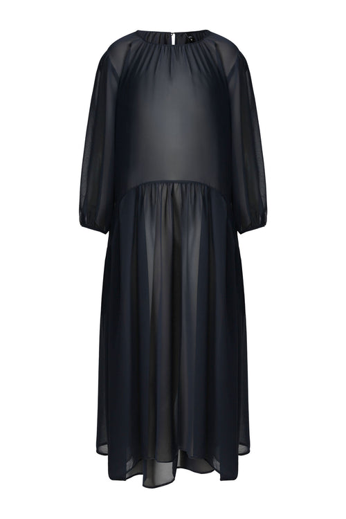 foundation dress / ink blue