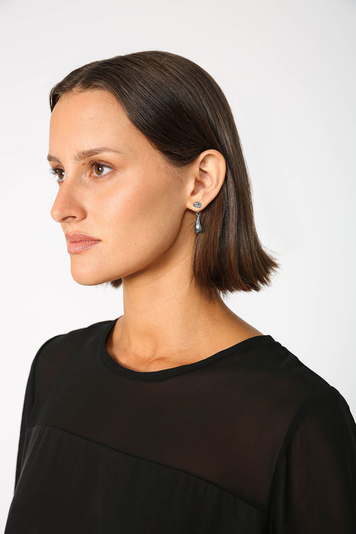 dare earring / silver