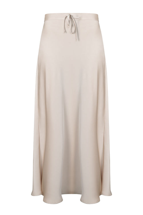 frame bias skirt / pearl natural