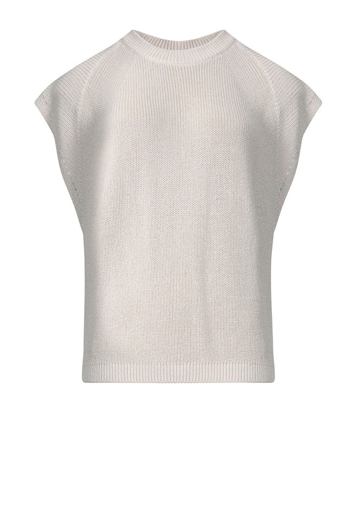 linear vest / natural