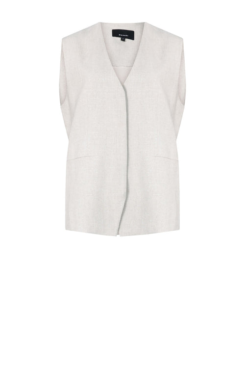 accept waistcoat / natural beige