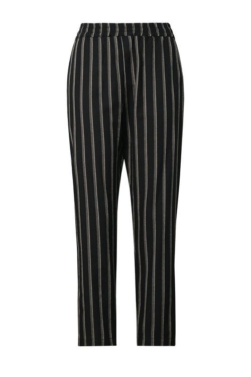 dessa pant / black|natural stripe