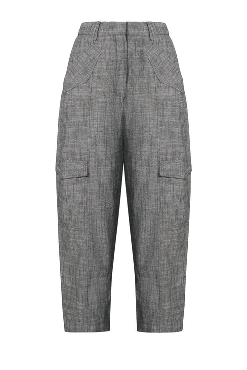 salute pant / black marle