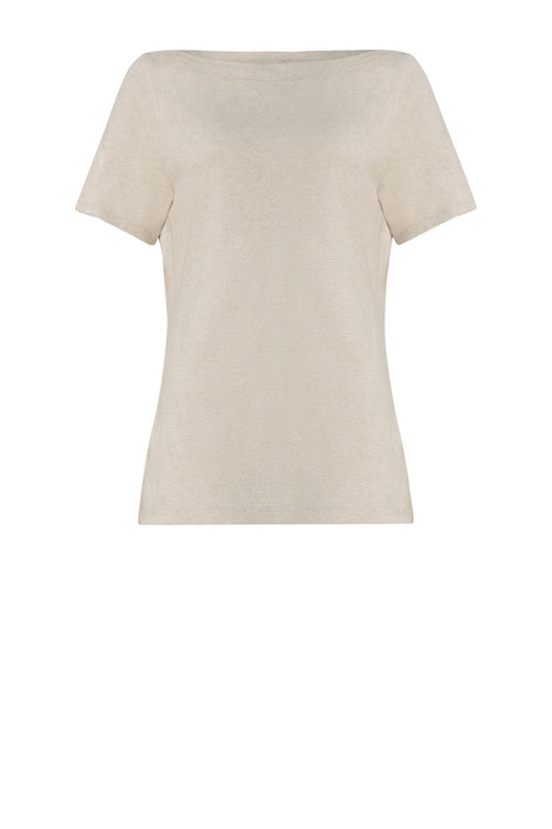 kicking tee / oatmeal marle