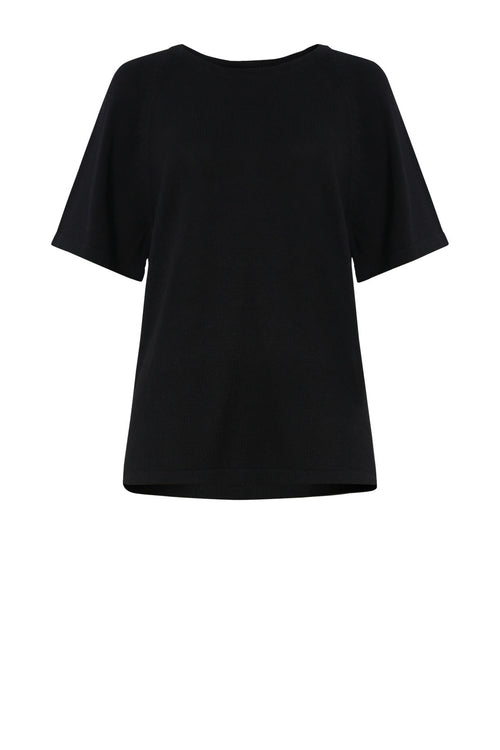 jet tee sweater / black