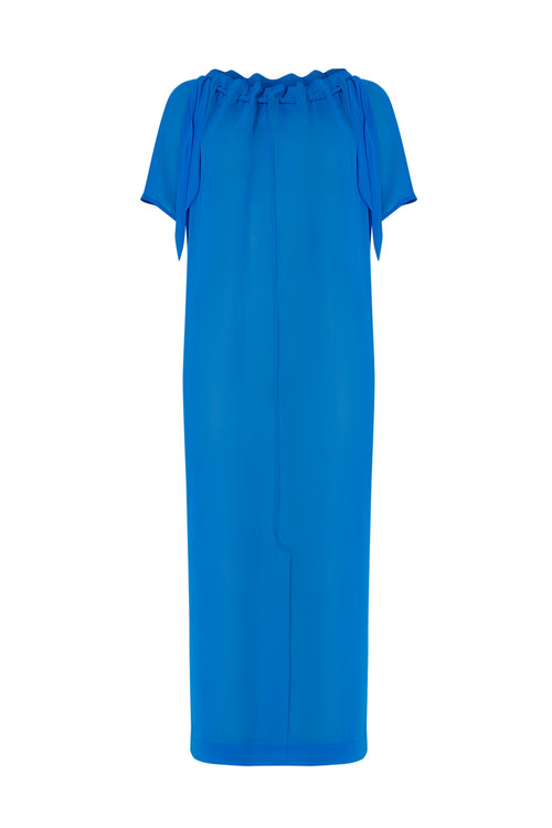 avid tee midi dress / brilliant blue