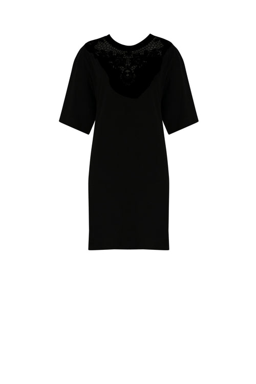 repose tee dress / black