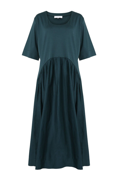 reside dress / dark teal