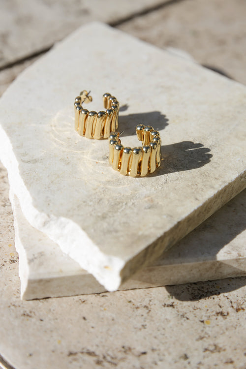 ladder hoop / gold
