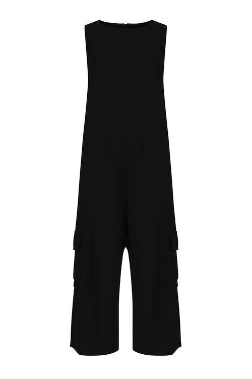 clique jumpsuit / black