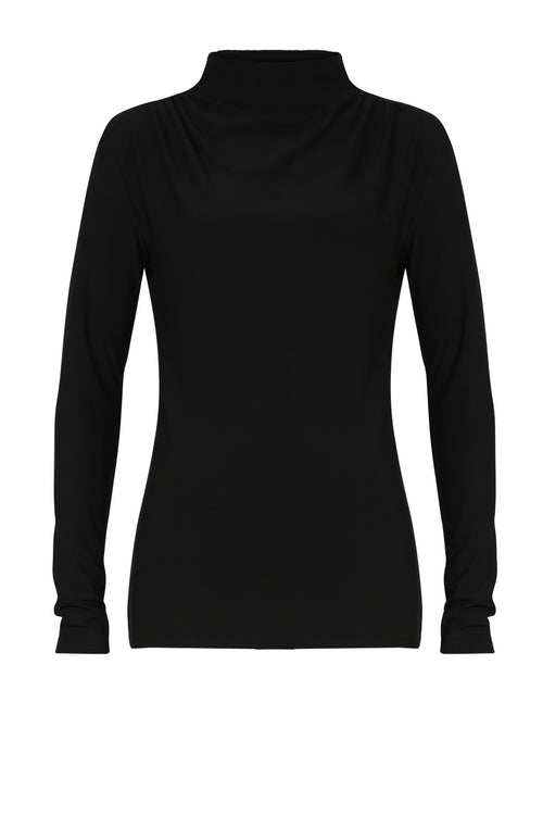 gather polo skin / black