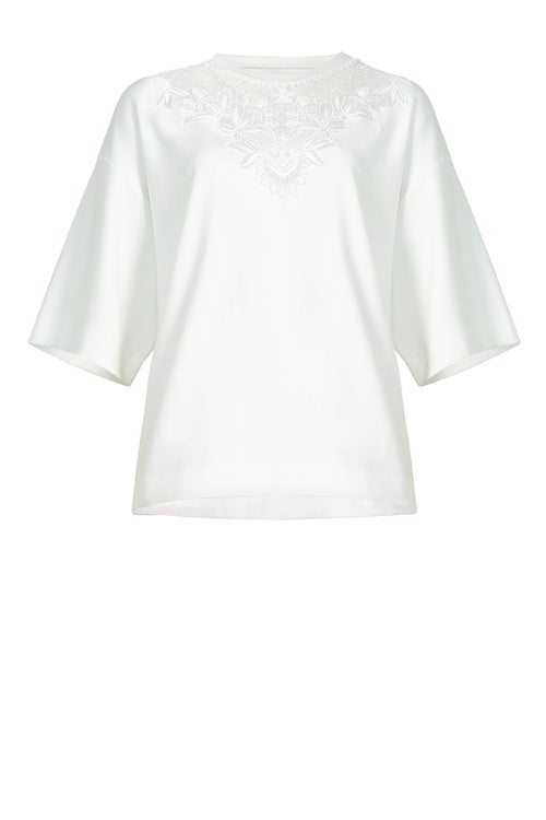 repose tee / white