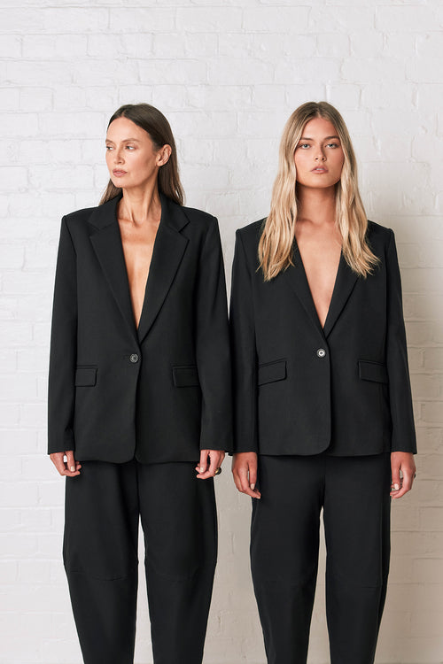 everyday blazer / black