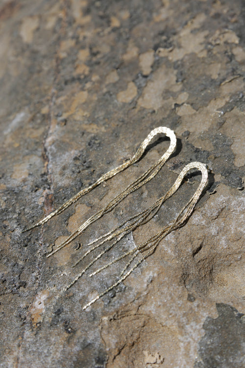 fall earring / gold
