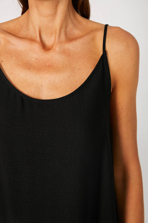 ember dress / black crepe