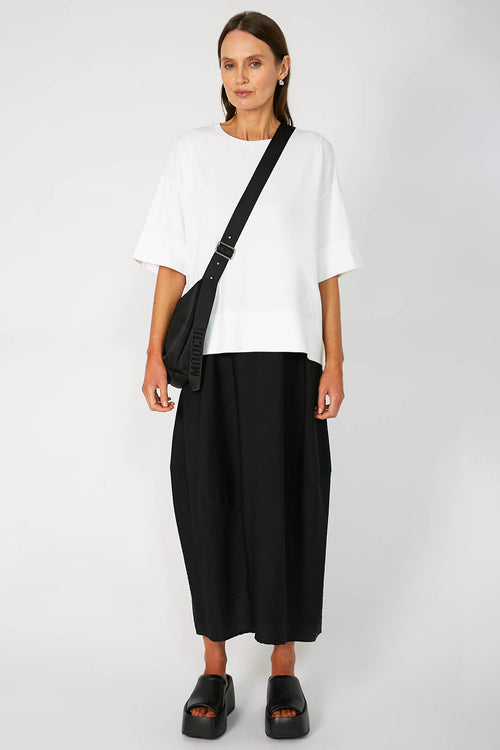 ember dress / black crepe
