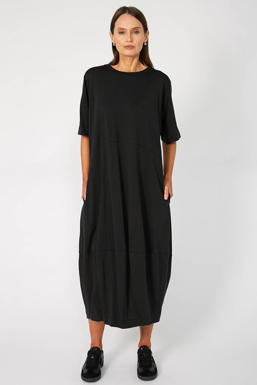 spin dress / black