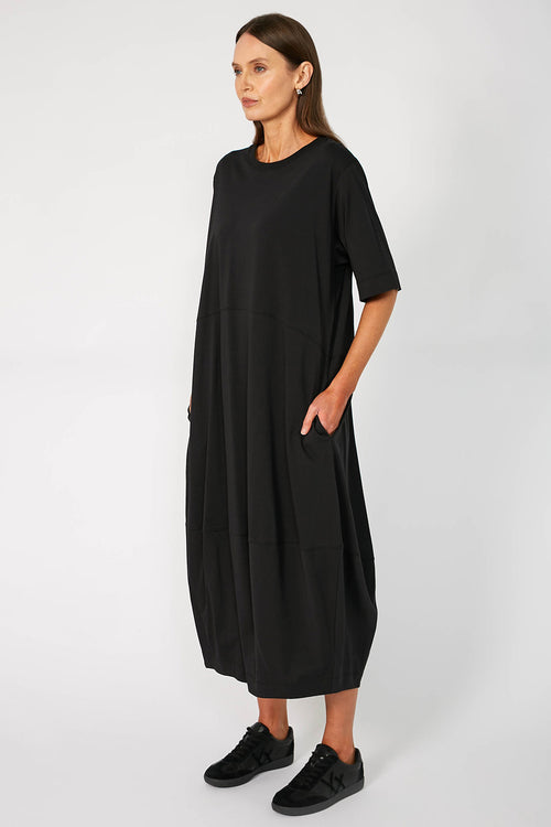 spin dress / black