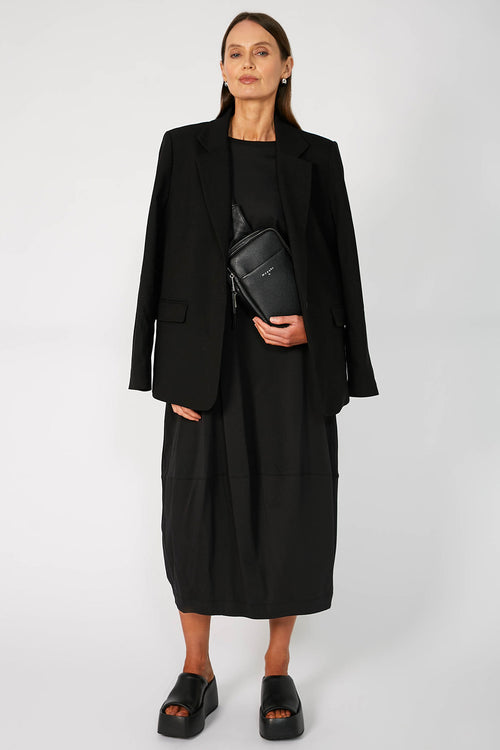 spin dress / black