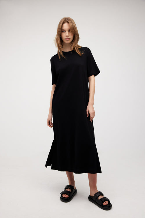 mode maxi dress / black
