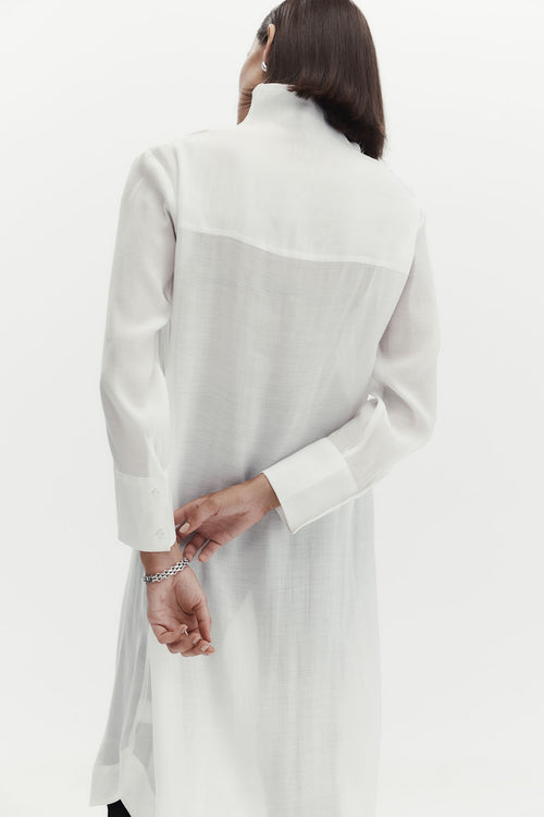 tint dress / white