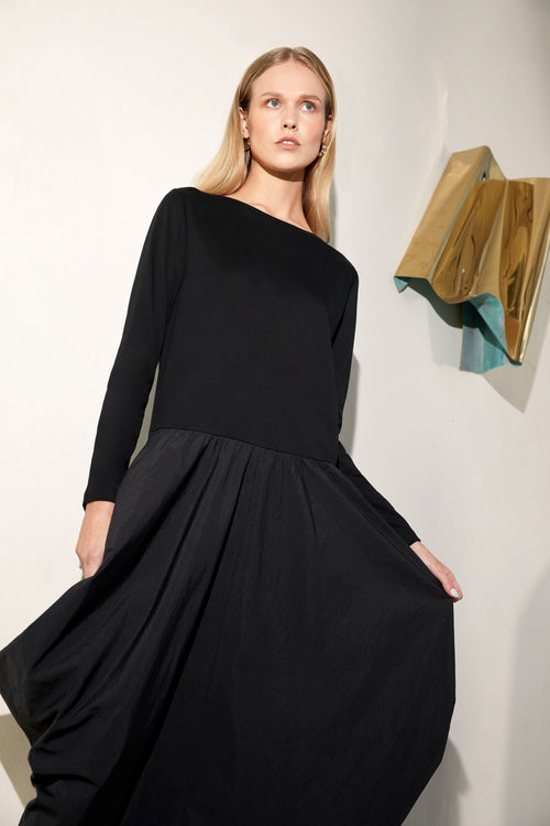 sphere dress / black