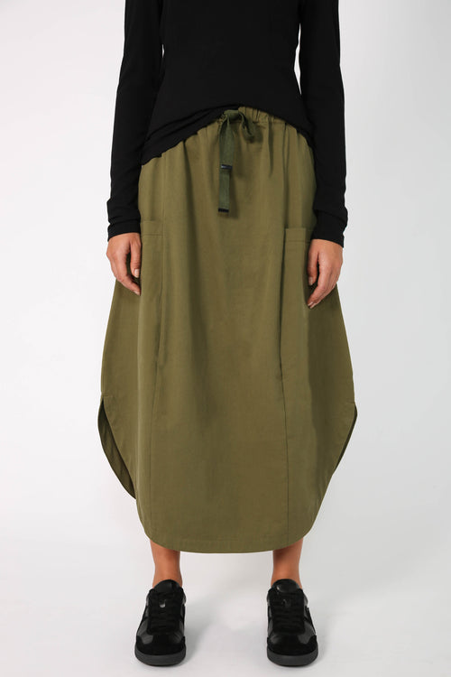 encase skirt / khaki
