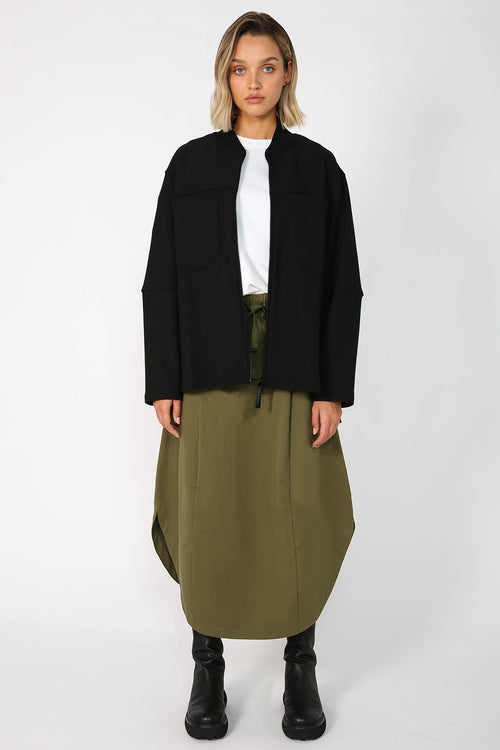 encase skirt / khaki