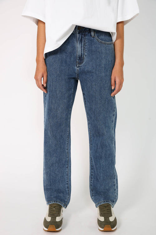 line jean / true blue denim wash