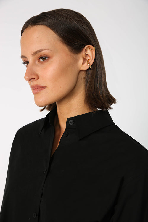 swirl ear cuff / gold