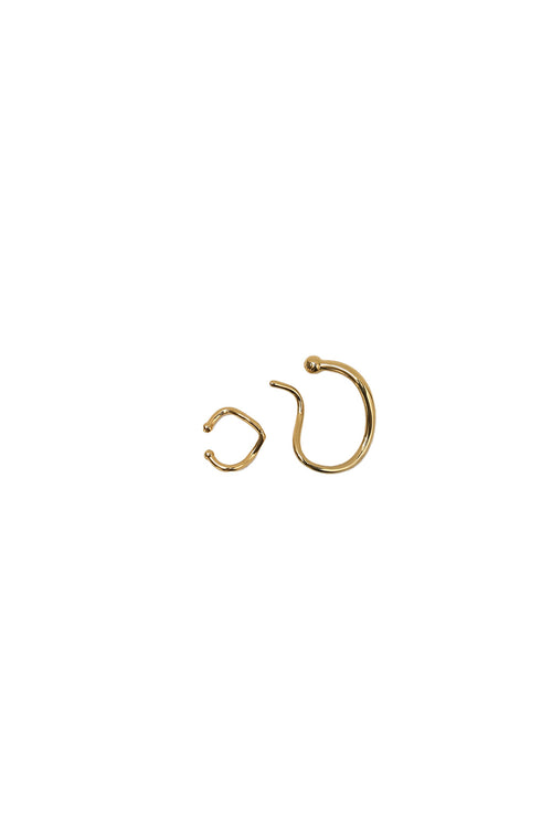 swirl ear cuff / gold