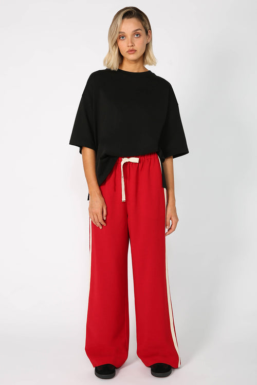 cinder pant / rouge red