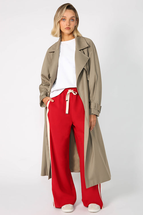 cinder pant / rouge red