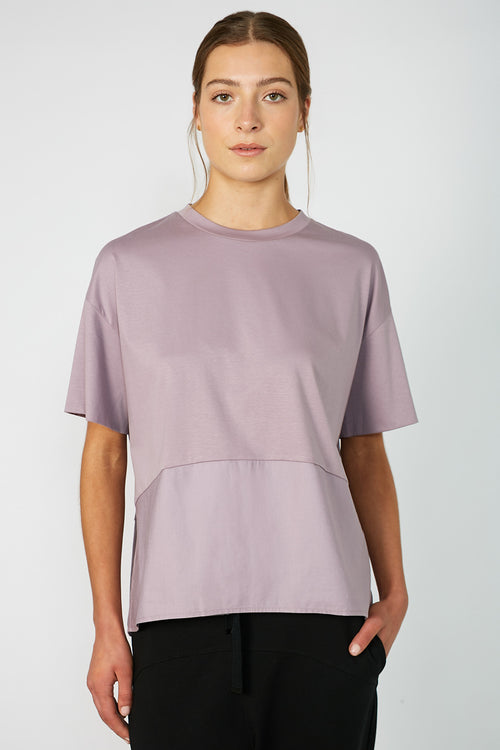 headstart tee / lavender grey