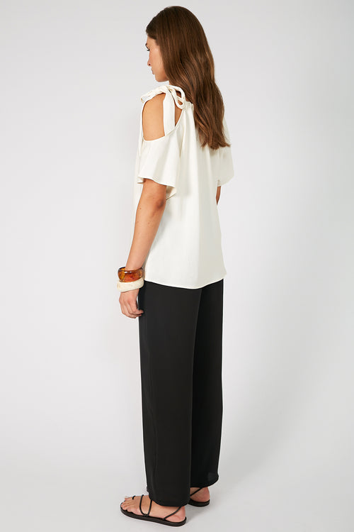 idyllic short sleeve top / ivory