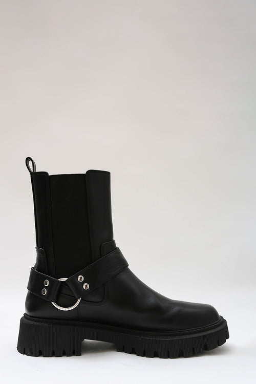 chief mid boot / black|silver