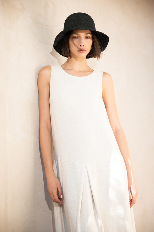 dome dress / natural beige