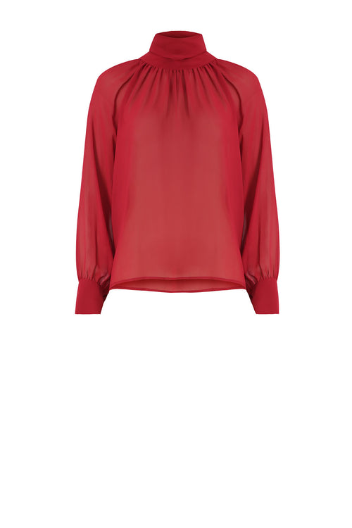 covert top / cranberry