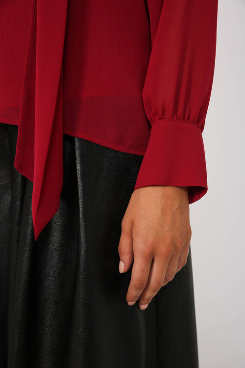 covert top / cranberry
