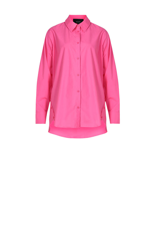 unbutton shirt / candy pink