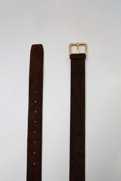 sway belt / chocolate brown