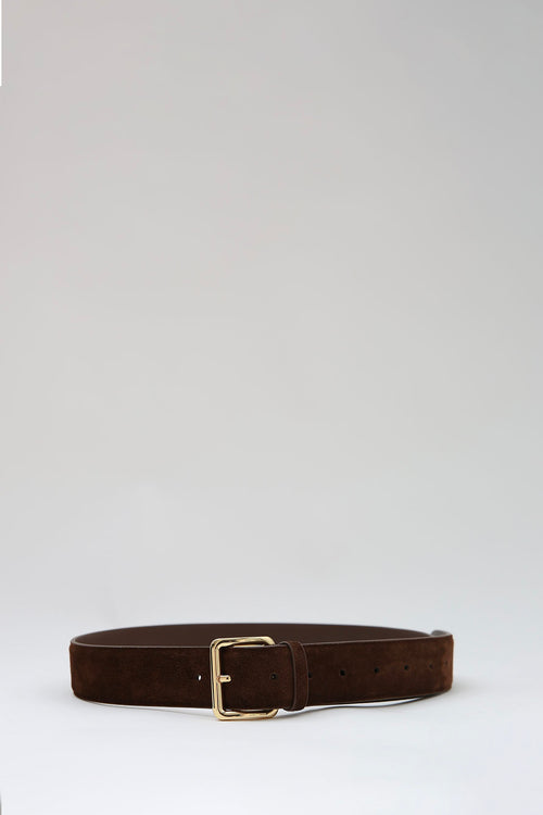 sway belt / chocolate brown