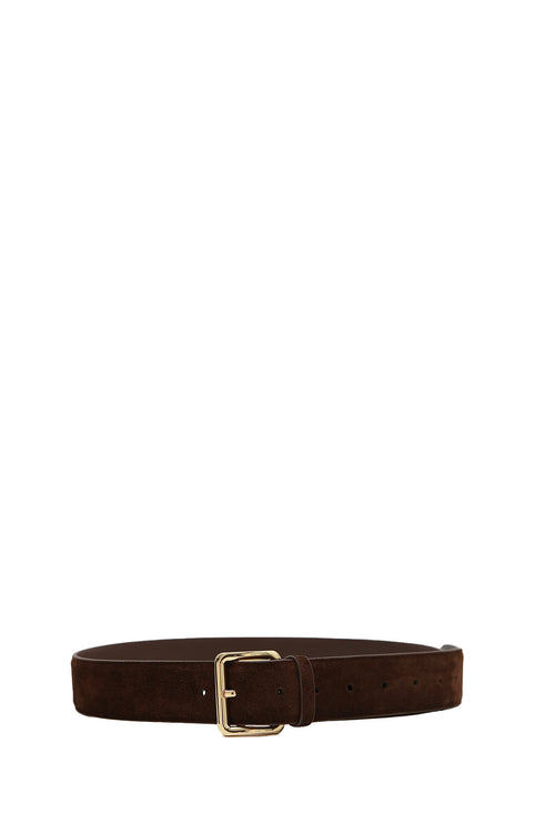 sway belt / chocolate brown