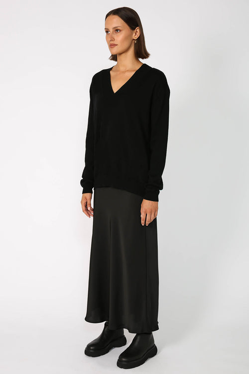 tune sweater / black